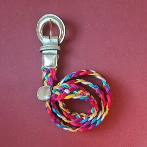 Braided Multicolor Belt